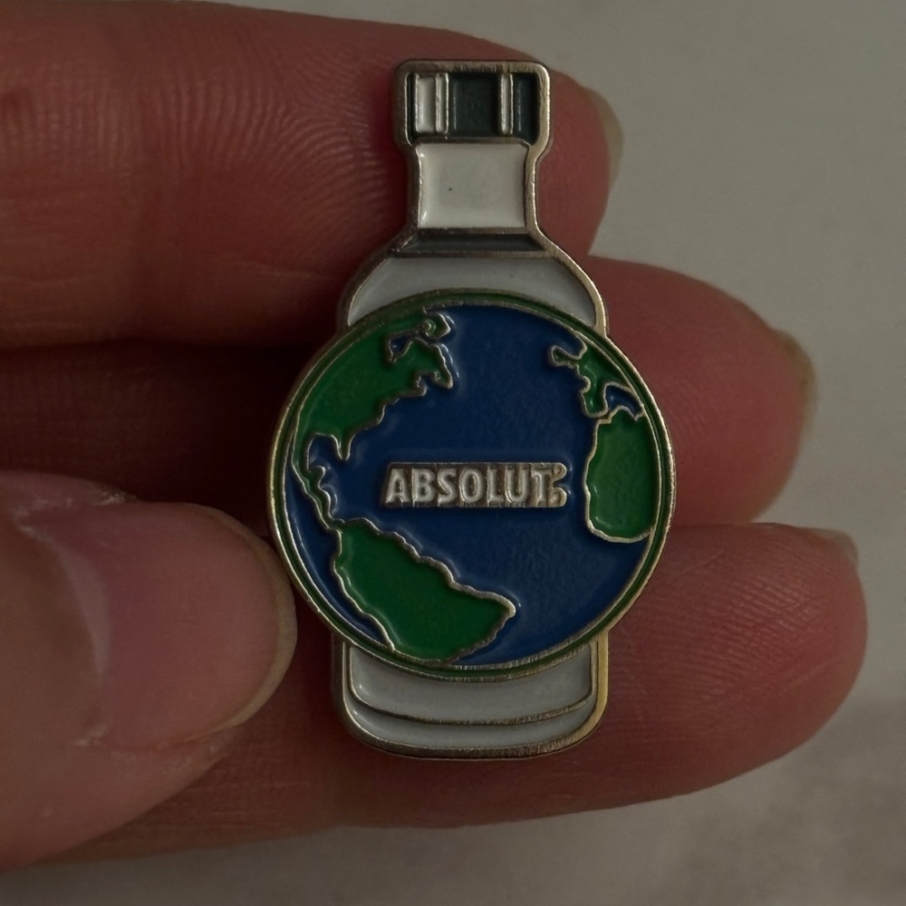Globe Design Bottle ABSOLUT
